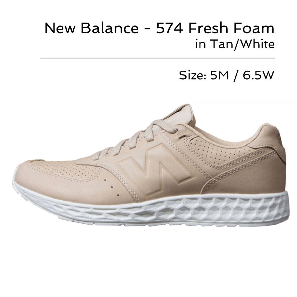 New Balance - 574 Fresh Foam Leather - 5M (6.5W)